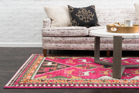 Pink 9' x 12' Sedona Rectangle Area Rug