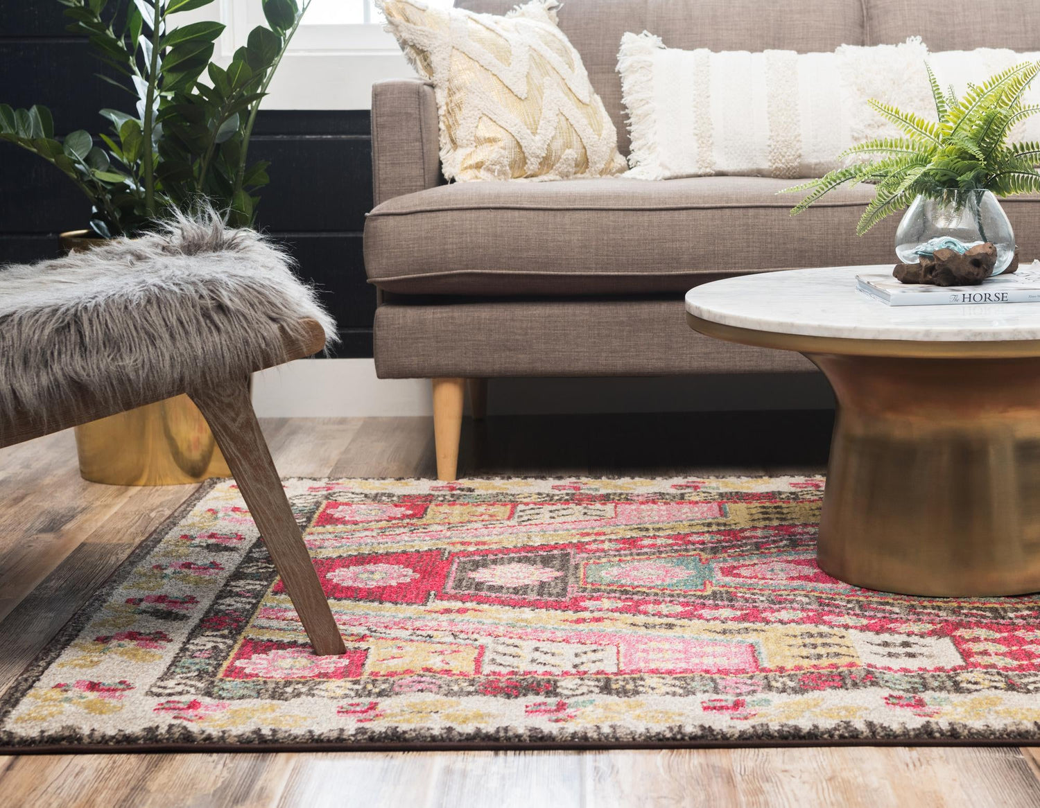 Multicolor 5' 1 x 8' Sedona Rectangle Area Rug