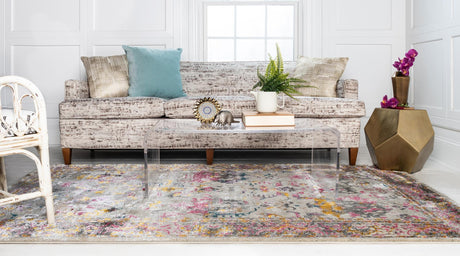 Beige 5' 1 x 8' Aurora Rectangle Area Rug 60% Polypropylene & 40% Polyester Living Dining Room Bedroom Office Modern Decor Carpet for Sale at Rug Engine