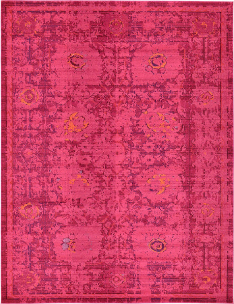 Magenta 9' x 12' 2 Medici Rectangle Area Rug 100% Polypropylene Traditional Vintage Classic Carpet for Home Interior Design Decor for Sale at Rug Engine