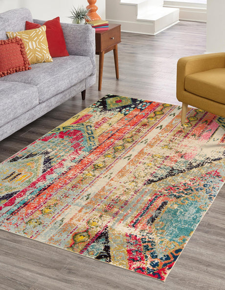 Multicolor 10' 6 x 16' 5 Sedona Rectangle Area Rug Durable Long Lasting Carpet for Living Rooms, Kitchen, Bedrooms, Office Space, Dorms for Sale at Rug Engine