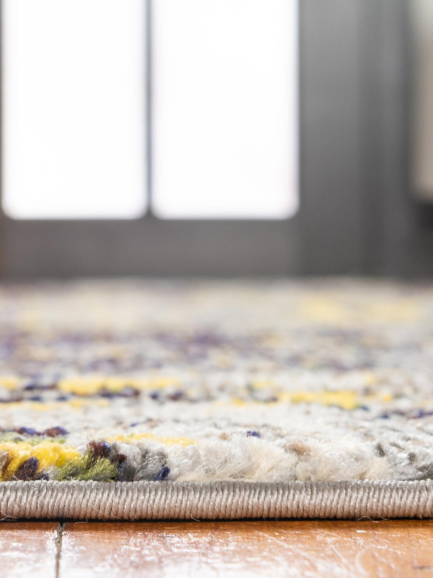 Multicolor 7' 1 x 10' Estrella Rectangle Area Rug 100% Polypropylene Non-Shedding Stain Resistant Carpet Colorful Modern Abstract Design Easy Clean for Home Decor for Sale at Rug Engine