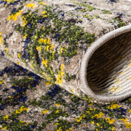 Multicolor 10' 6 x 16' 5 Estrella Rectangle Area Rug 100% Polypropylene Non-Shedding Stain Resistant Carpet Colorful Modern Abstract Design Easy Clean for Home Decor for Sale at Rug Engine