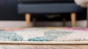 Multicolor 6' 1 x 6' 1 Sedona Round Rug