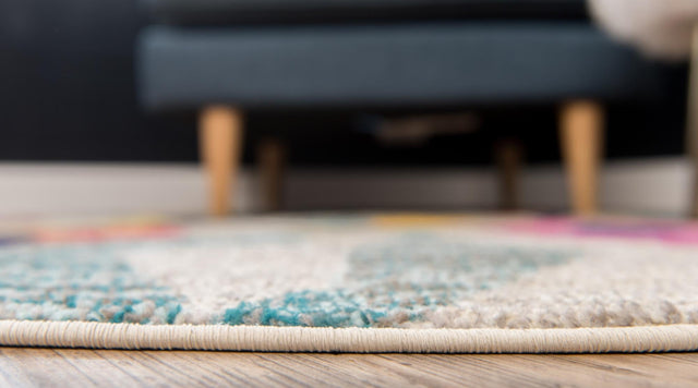 Multicolor 6' 1 x 6' 1 Sedona Round Rug