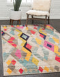 Multicolor 9' x 12' 2 Sedona Rectangle Area Rug Durable Long Lasting Carpet for Living Rooms, Kitchen, Bedrooms, Office Space, Dorms for Sale at Rug Engine