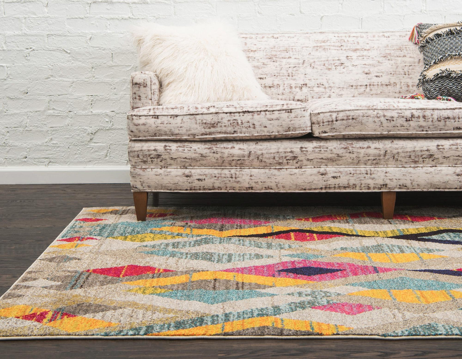 Multicolor 10' 6 x 16' 5 Sedona Rectangle Area Rug Durable Long Lasting Carpet for Living Rooms, Kitchen, Bedrooms, Office Space, Dorms for Sale at Rug Engine