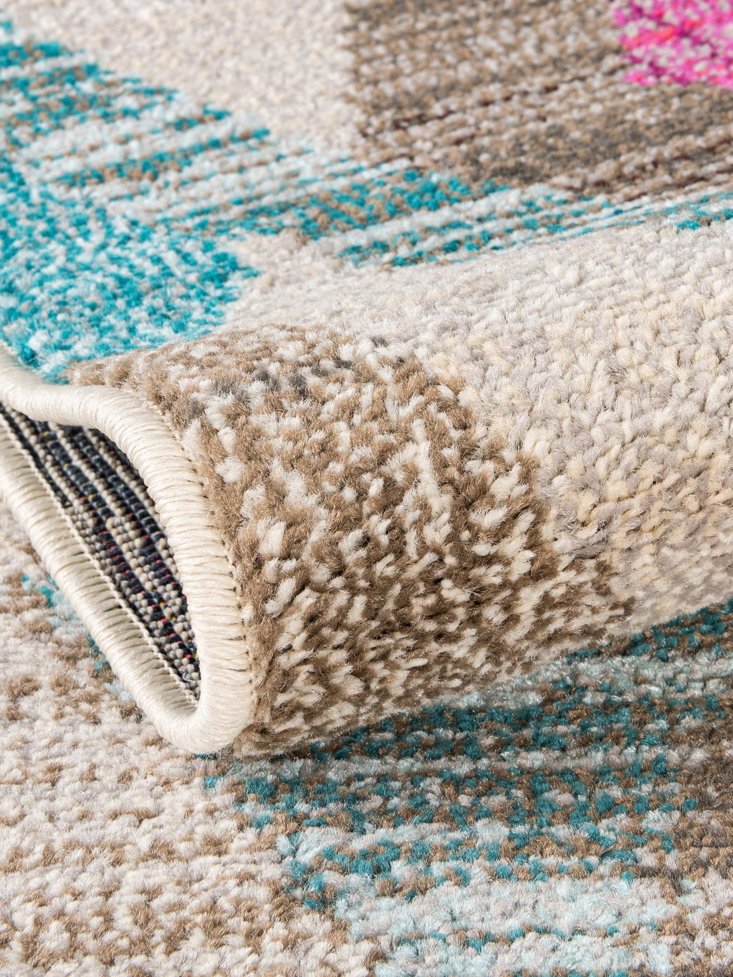Multicolor 8' x 11' Sedona Rectangle Area Rug Durable Long Lasting Carpet for Living Rooms, Kitchen, Bedrooms, Office Space, Dorms for Sale at Rug Engine
