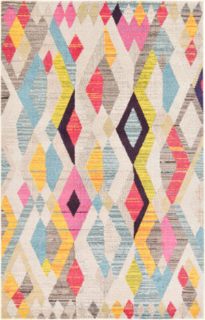 Multicolor 5' 1 x 8' Sedona Rectangle Area Rug Durable Long Lasting Carpet for Living Rooms, Kitchen, Bedrooms, Office Space, Dorms for Sale at Rug Engine
