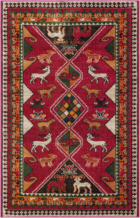 Pink 4' 1 x 6' 1 Sedona Rectangle Area Rug