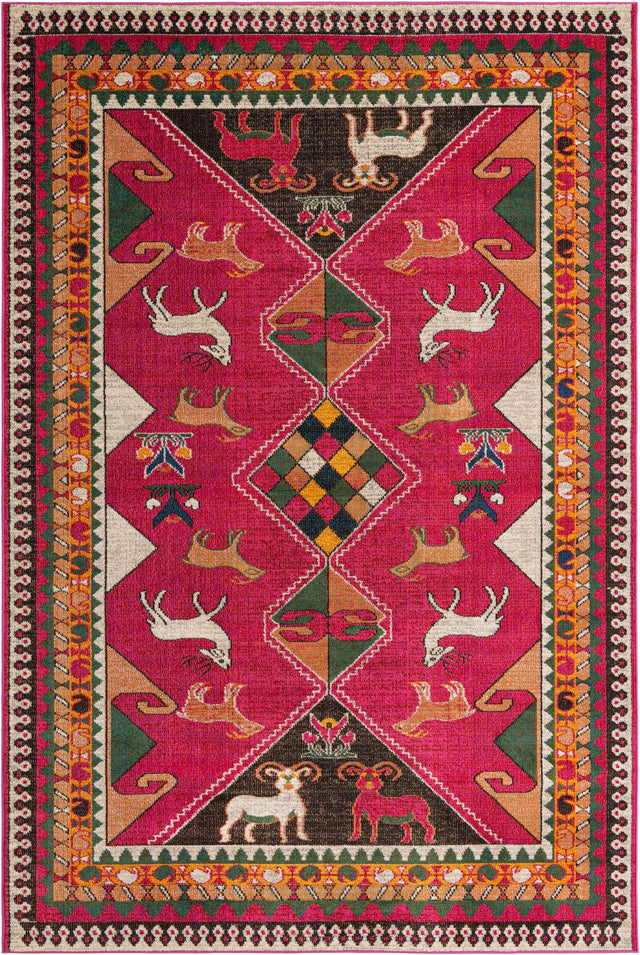 Pink 7' 1 x 10' Sedona Rectangle Rug