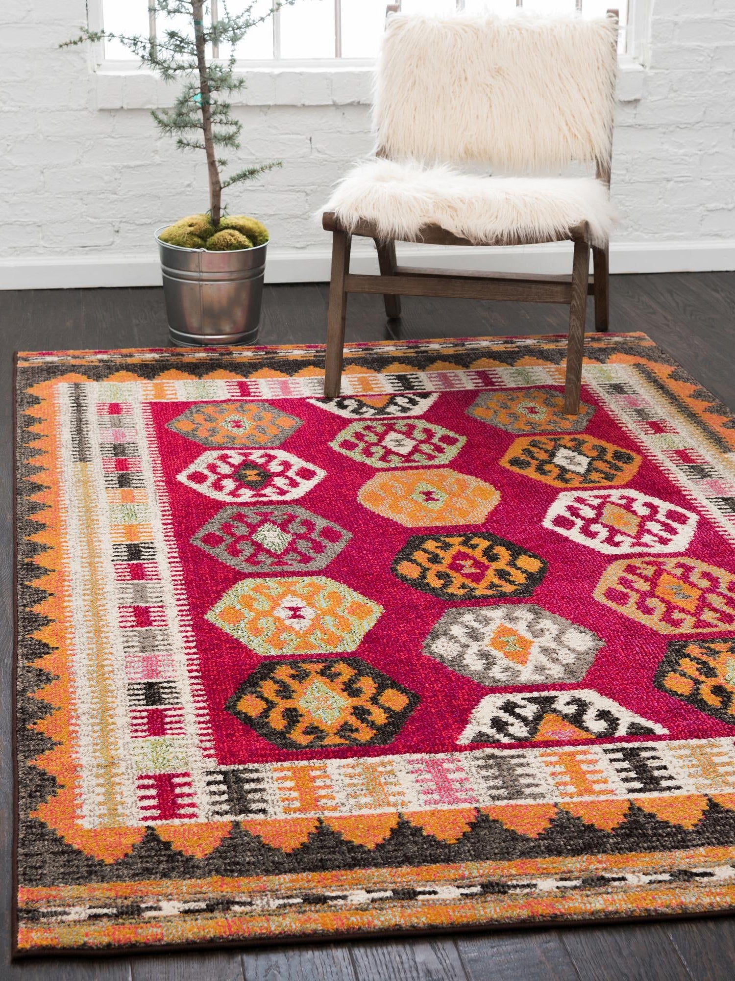 Red 2' x 3' 1 Sedona Rectangle Area Rug