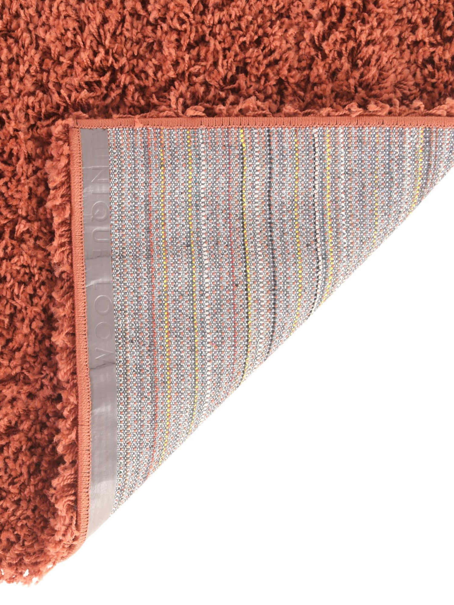 Terracotta 5' 3 x 8' Solid Shag Rectangle Area Rug Thick Soft Touch Fluffy & Plush Shaggy Pile Discounted Clearance Final Sale