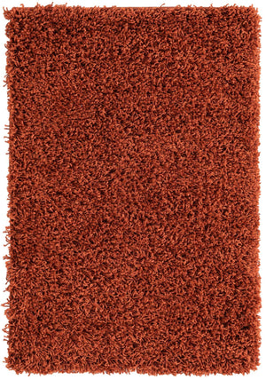 Terracotta 2' 2 x 3' 1 Solid Shag Rectangle Rug