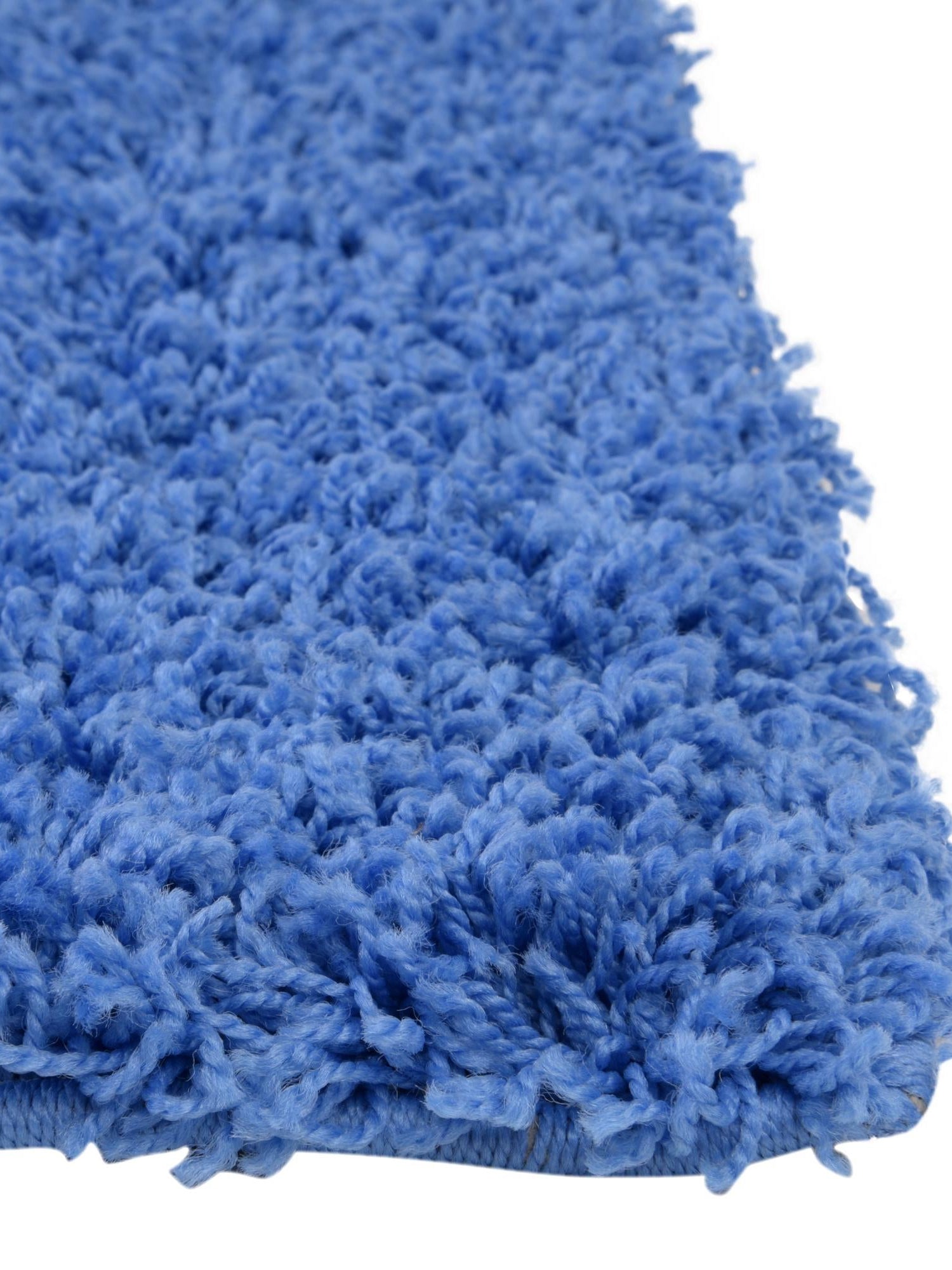Periwinkle Blue 5' 3 x 8' Solid Shag Rectangle Area Rug Thick Soft Touch Fluffy & Plush Shaggy Pile