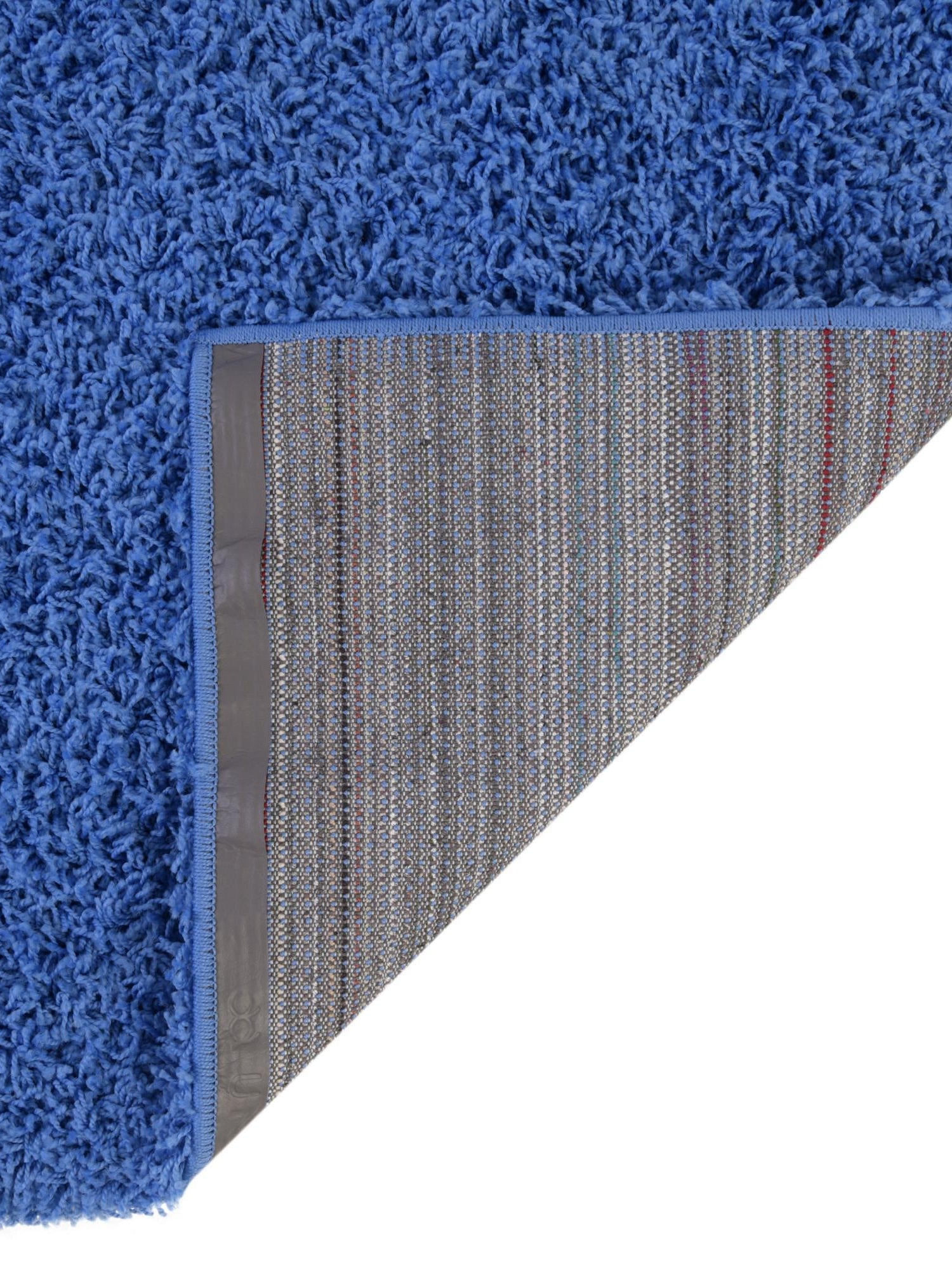 Periwinkle Blue 3' 1 x 5' 3 Solid Shag Rectangle Area Rug Thick Soft Touch Fluffy & Plush Shaggy Pile Durable Minimalist Carpet for Classic Interior Design for Sale at Rug Engine