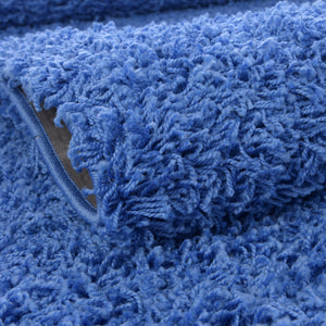 Periwinkle Blue 2' 7 x 10' Solid Shag Runner Area Rug Thick Soft Touch Fluffy & Plush Shaggy Pile