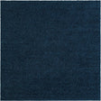 Sapphire Blue 8' x 8' Solid Shag Square Rug
