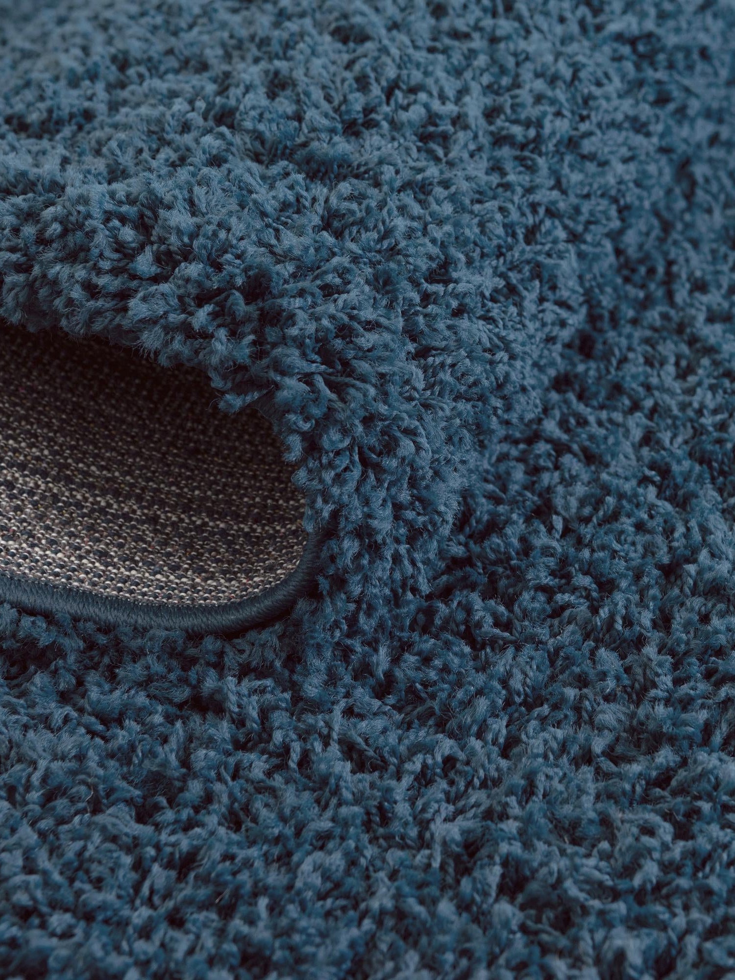 Sapphire Blue 5' 3 x 8' Solid Shag Rectangle Area Rug Thick Soft Touch Fluffy & Plush Shaggy Pile