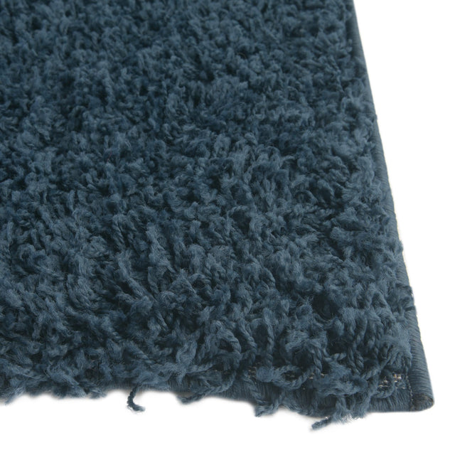 Sapphire Blue 8' x 11' Solid Shag Rectangle Rug