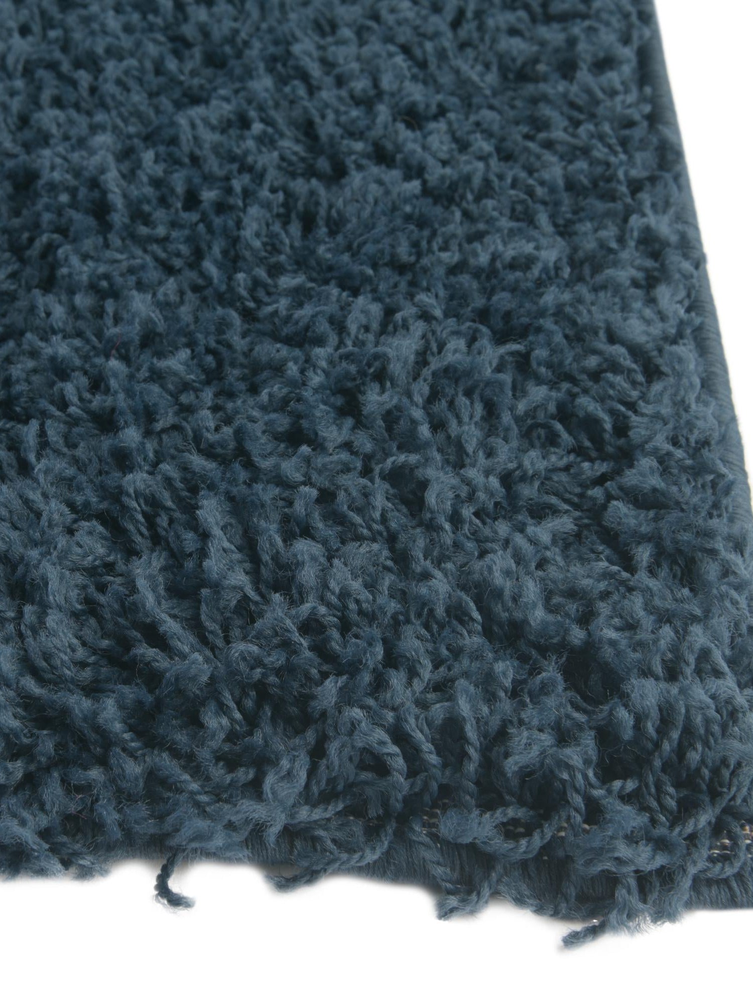 Sapphire Blue 5' 3 x 8' Solid Shag Rectangle Area Rug Thick Soft Touch Fluffy & Plush Shaggy Pile