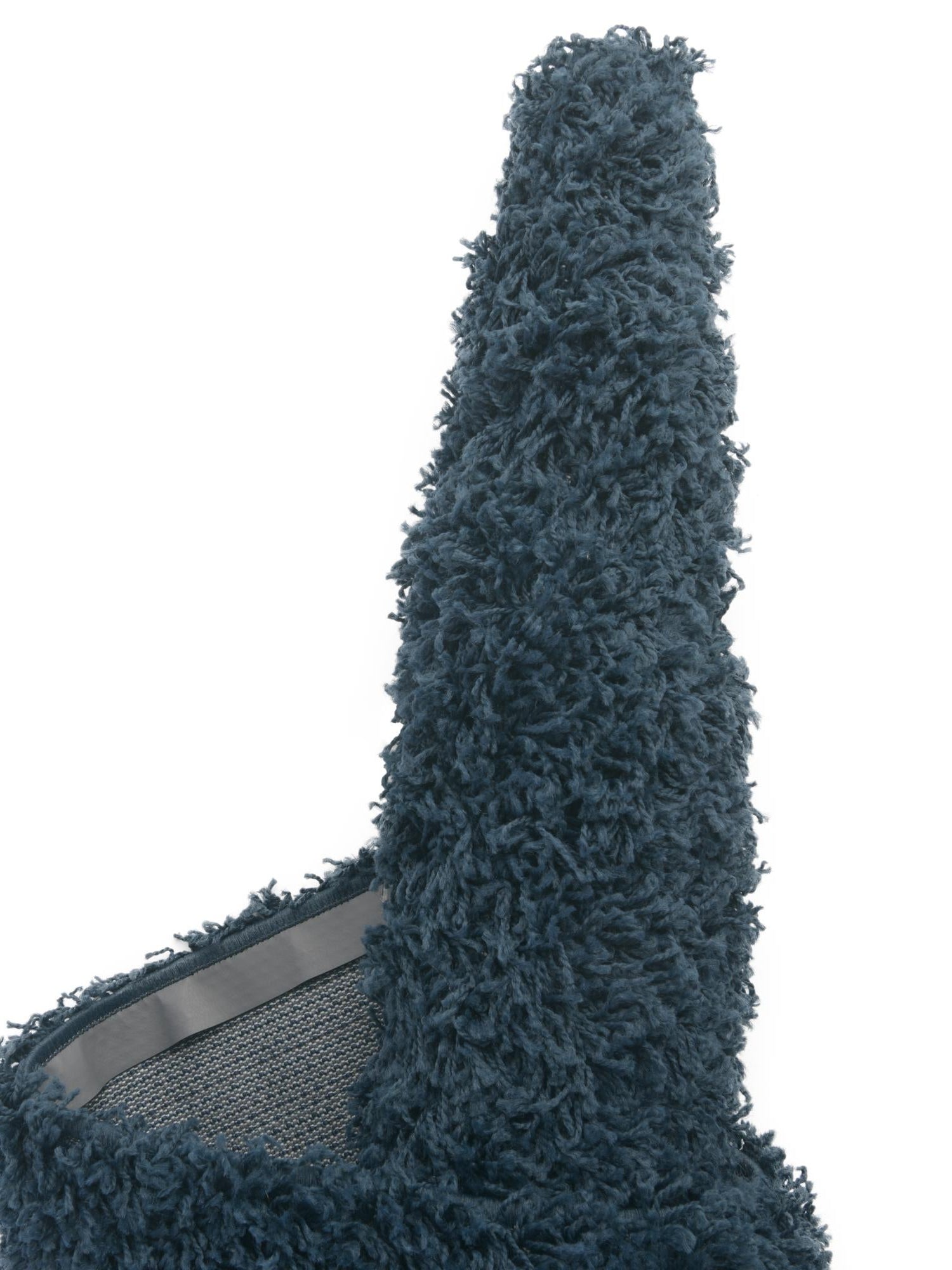 Sapphire Blue 5' 3 x 8' Solid Shag Rectangle Area Rug Thick Soft Touch Fluffy & Plush Shaggy Pile