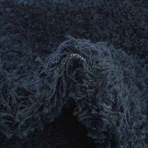 Sapphire Blue 2' 7 x 10' Solid Shag Runner Area Rug Thick Soft Touch Fluffy & Plush Shaggy Pile