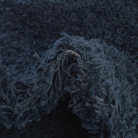 Sapphire Blue 2' 7 x 10' Solid Shag Runner Area Rug Thick Soft Touch Fluffy & Plush Shaggy Pile Durable Minimalist Carpet for Classic Interior Design for Sale at Rug Engine