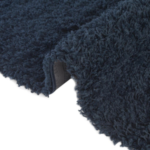 Sapphire Blue 2' 7 x 10' Solid Shag Runner Area Rug Thick Soft Touch Fluffy & Plush Shaggy Pile