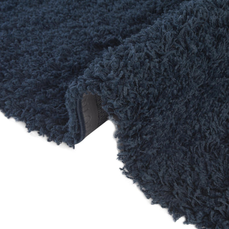 Sapphire Blue 2' 7 x 10' Solid Shag Runner Area Rug Thick Soft Touch Fluffy & Plush Shaggy Pile Durable Minimalist Carpet for Classic Interior Design for Sale at Rug Engine