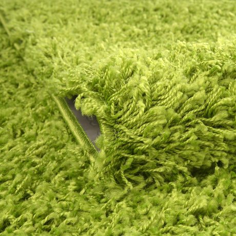 Grass Green 4' 1 x 6' 1 Solid Shag Rectangle Area Rug Thick Soft Touch Fluffy & Plush Shaggy Pile Discounted Clearance Final Sale Durable Minimalist Carpet for Classic Interior Design for Sale at Rug Engine