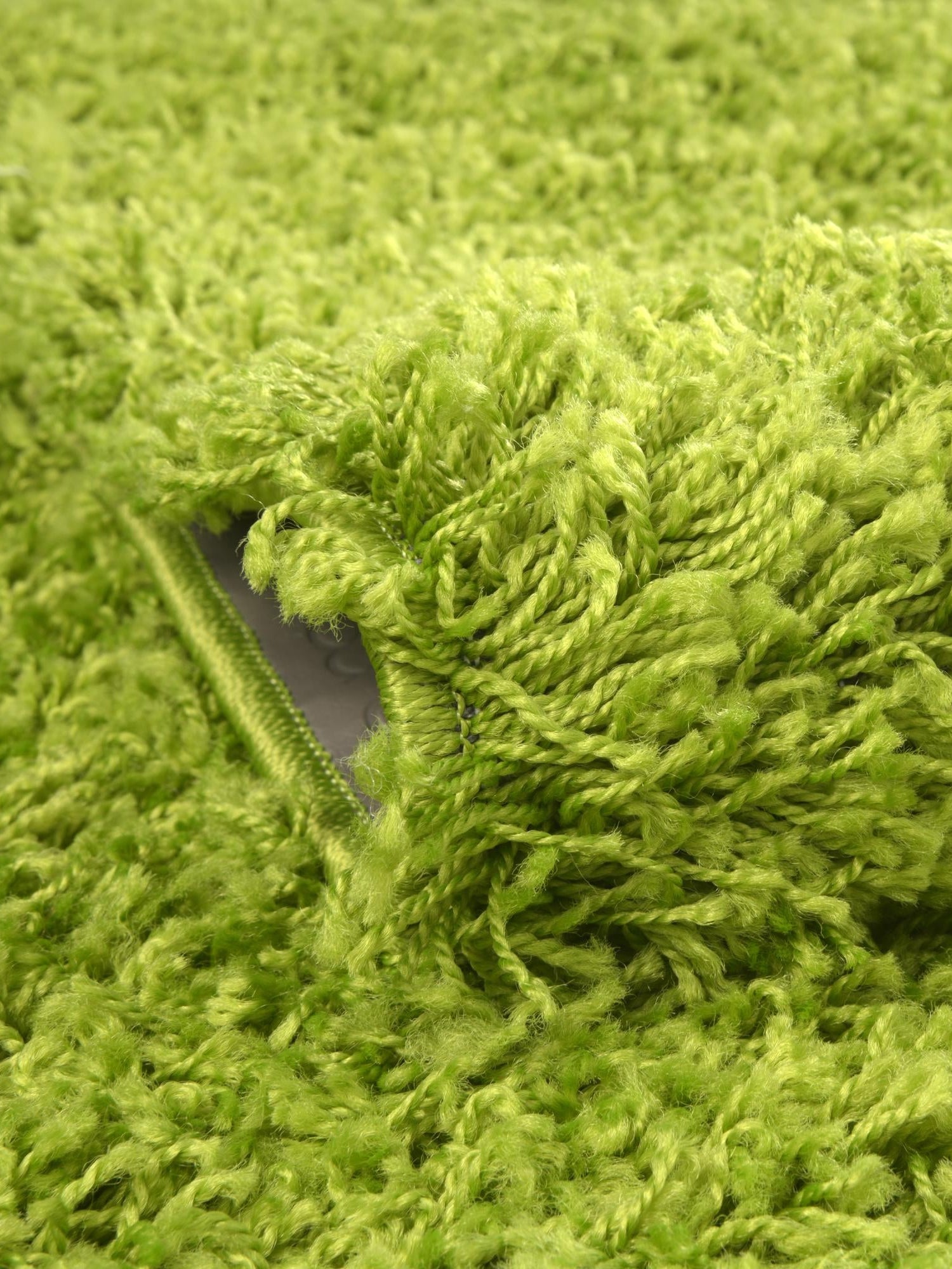 Grass Green 5' 3 x 8' Solid Shag Rectangle Area Rug Thick Soft Touch Fluffy & Plush Shaggy Pile Discounted Clearance Final Sale