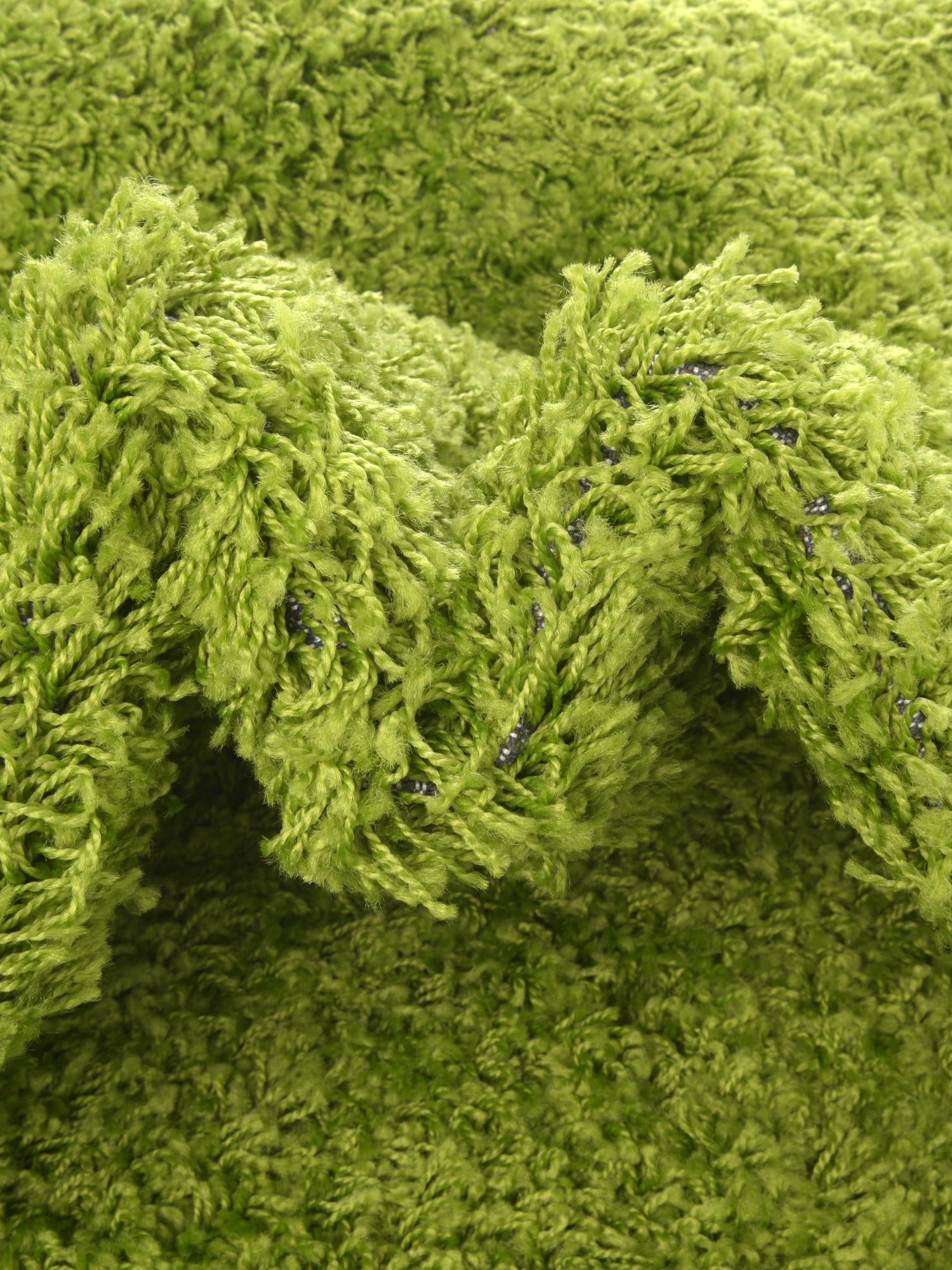 Grass Green 6' 1 x 9' Solid Shag Rectangle Area Rug Thick Soft Touch Fluffy & Plush Shaggy Pile Durable Minimalist Carpet for Classic Interior Design for Sale at Rug Engine