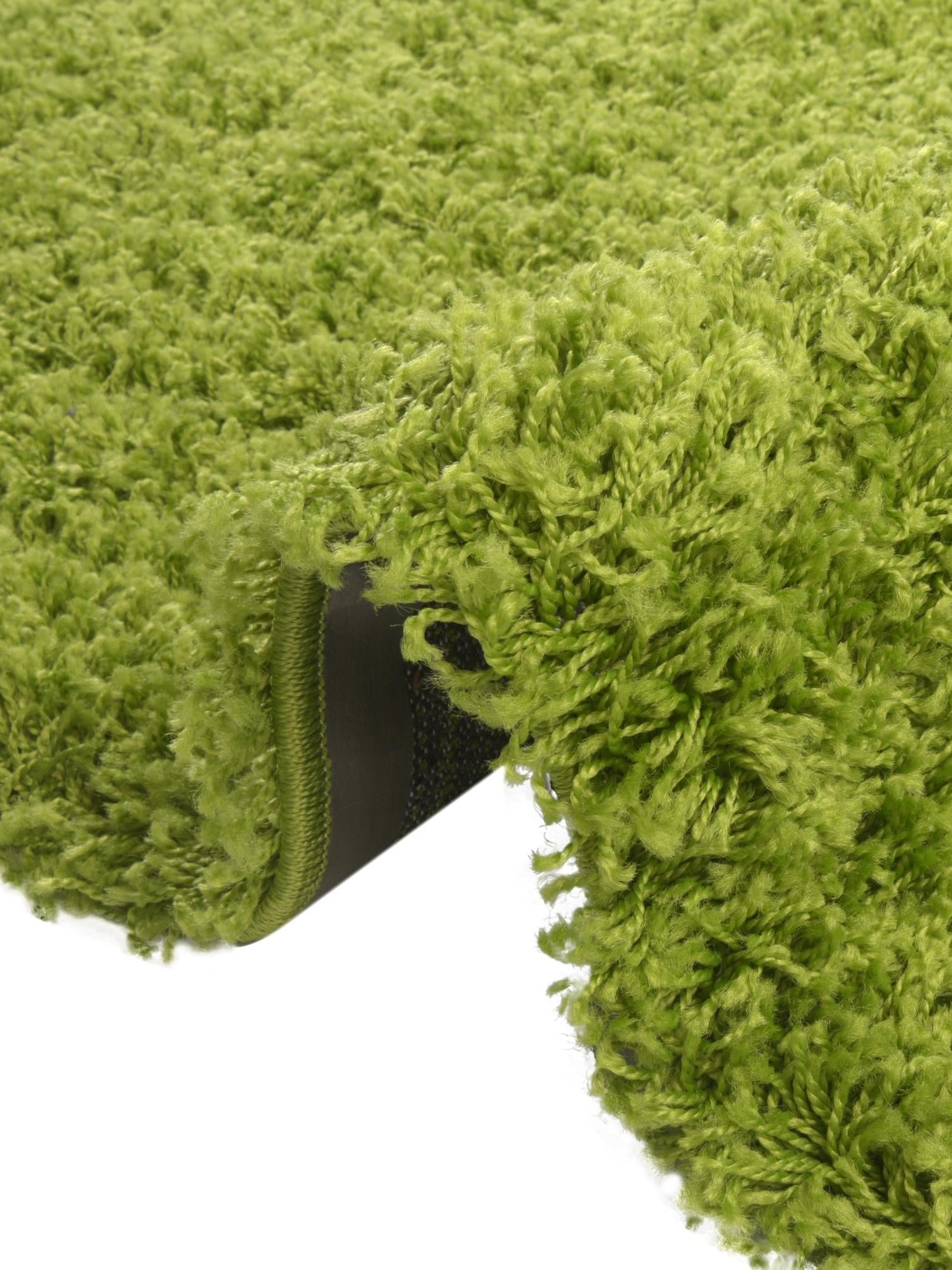 Grass Green 3' 1 x 5' 3 Solid Shag Rectangle Area Rug Thick Soft Touch Fluffy & Plush Shaggy Pile Durable Minimalist Carpet for Classic Interior Design for Sale at Rug Engine