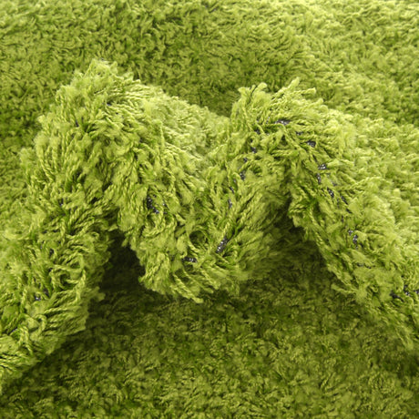Grass Green 2' 7 x 19' 8 Solid Shag Runner Area Rug Thick Soft Touch Fluffy & Plush Shaggy Pile Durable Minimalist Carpet for Classic Interior Design for Sale at Rug Engine