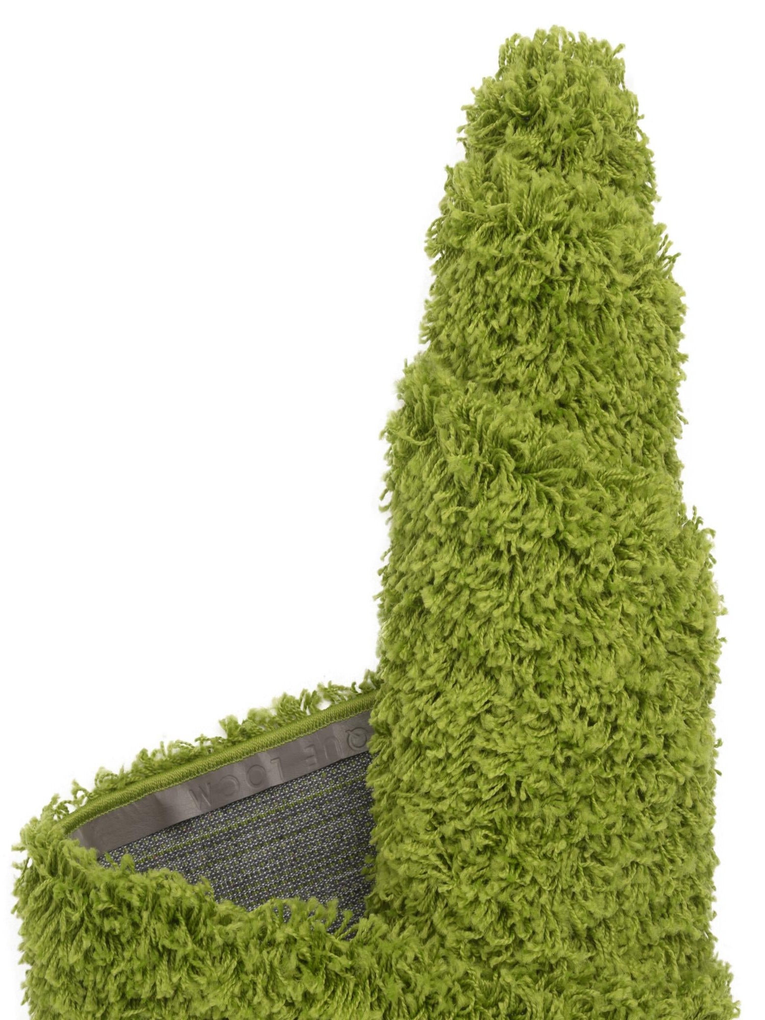 Grass Green 4' 1 x 4' 1 Solid Shag Round Area Rug Thick Soft Touch Fluffy & Plush Shaggy Pile Durable Minimalist Carpet for Classic Interior Design for Sale at Rug Engine