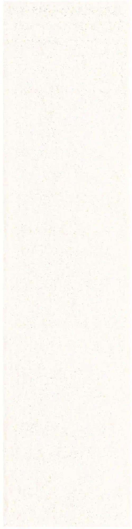 Snow White 2' 7 x 10' Solid Shag Runner Area Rug Thick Soft Touch Fluffy & Plush Shaggy Pile