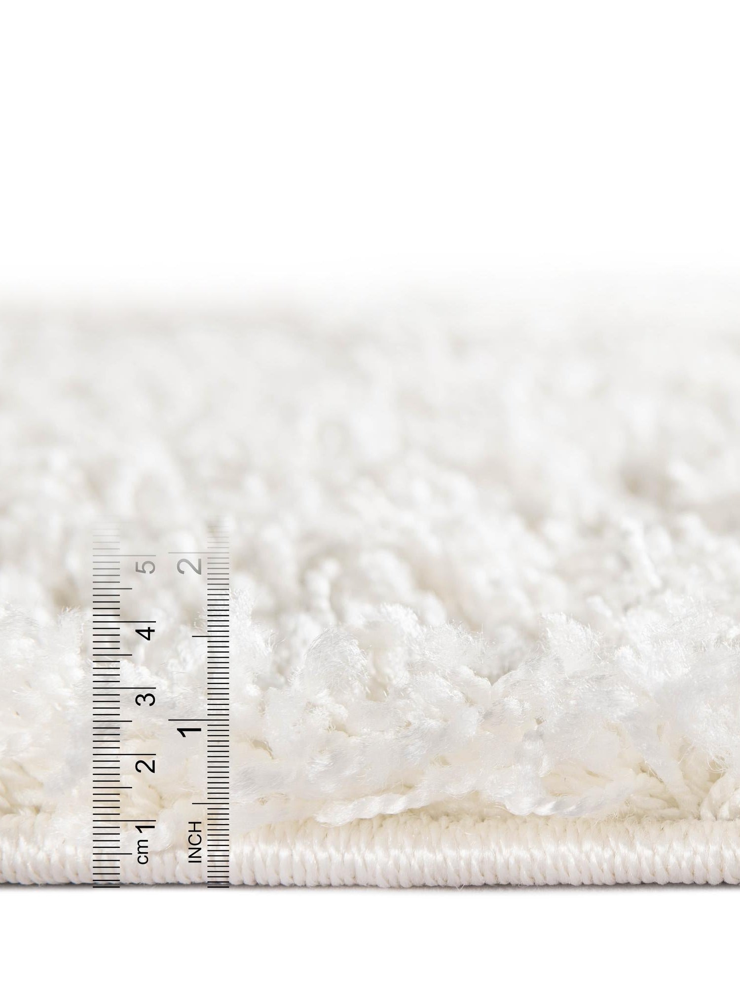 Snow White 3' 1 x 3' 1 Solid Shag Square Area Rug Thick Soft Touch Fluffy & Plush Shaggy Pile Durable Minimalist Carpet for Classic Interior Design for Sale at Rug Engine