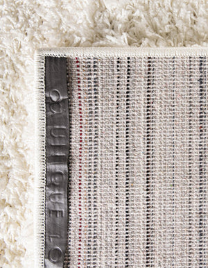 Snow White 10' x 14' 1 Solid Shag Rectangle Area Rug Thick Soft Touch Fluffy & Plush Shaggy Pile