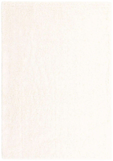 Snow White 7' 1 x 10' Solid Shag Rectangle Area Rug Thick Soft Touch Fluffy & Plush Shaggy Pile