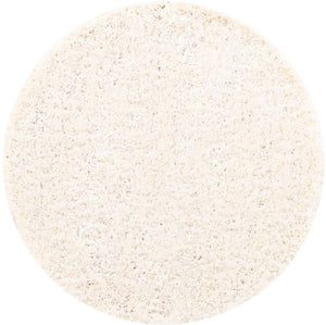 Snow White 6' 1 x 6' 1 Solid Shag Round Area Rug Thick Soft Touch Fluffy & Plush Shaggy Pile