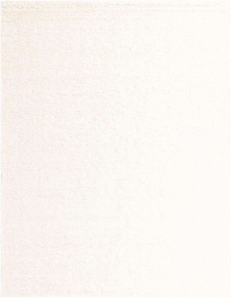 Snow White 10' x 13' 1 Solid Shag Rectangle Area Rug Thick Soft Touch Fluffy & Plush Shaggy Pile