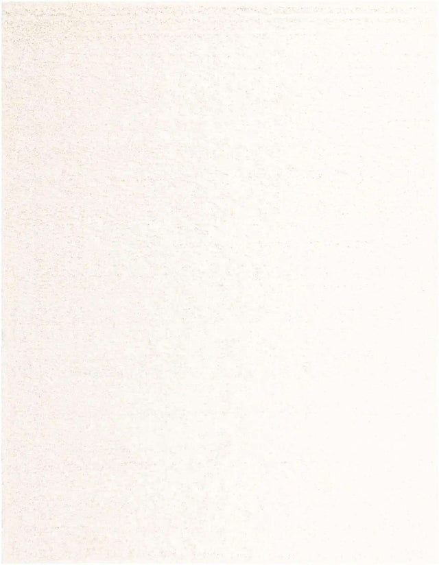Snow White 10' x 13' 1 Solid Shag Rectangle Area Rug Thick Soft Touch Fluffy & Plush Shaggy Pile