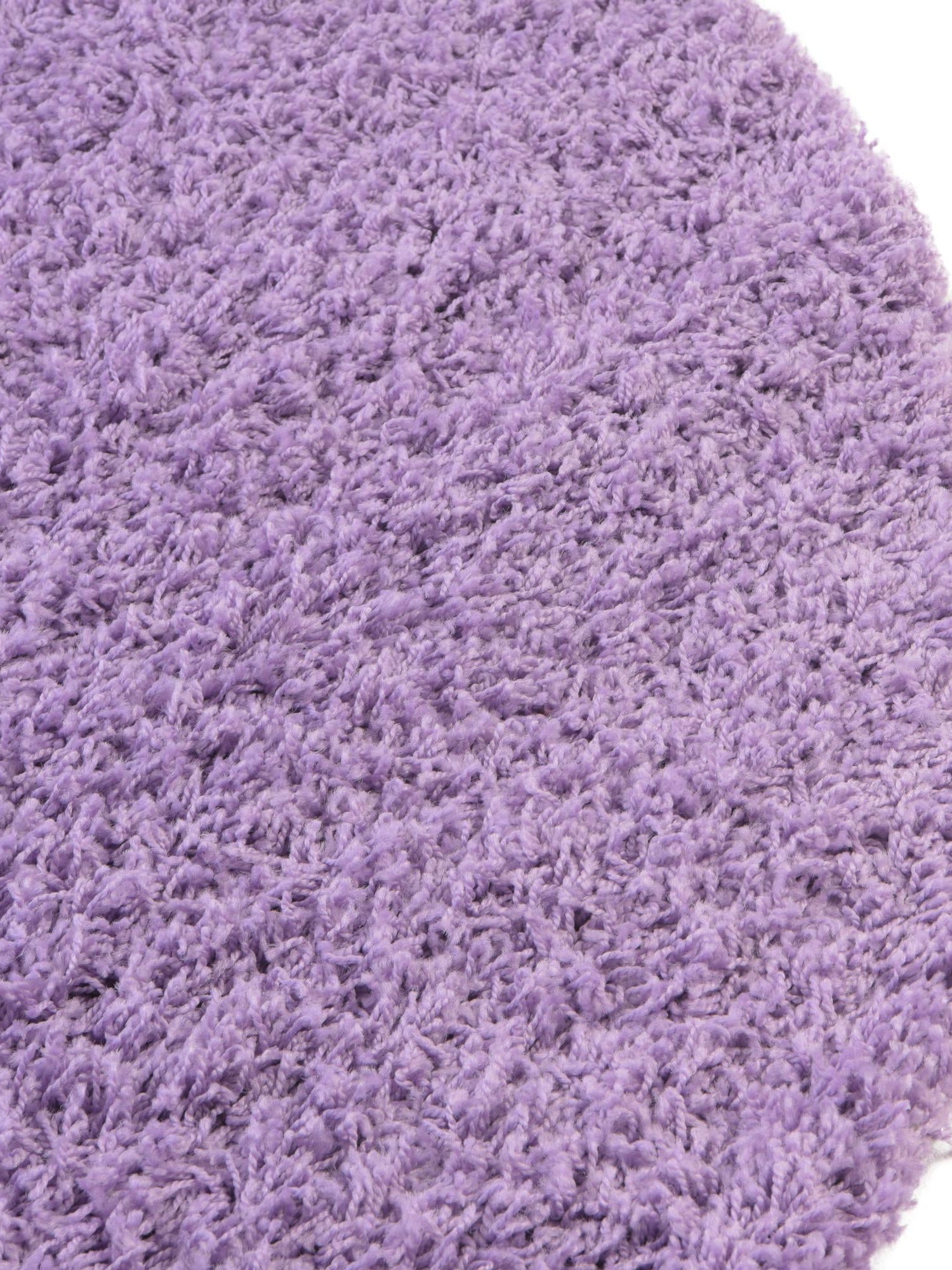 Lilac 7' 10 x 7' 10 Solid Shag Round Area Rug Thick Soft Touch Fluffy & Plush Shaggy Pile Durable Minimalist Carpet for Classic Interior Design for Sale at Rug Engine
