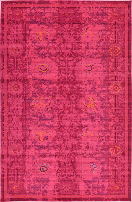 Magenta 10' 6 x 16' 5 Medici Rectangle Area Rug 100% Polypropylene Traditional Vintage Classic Carpet for Home Interior Design Decor for Sale at Rug Engine