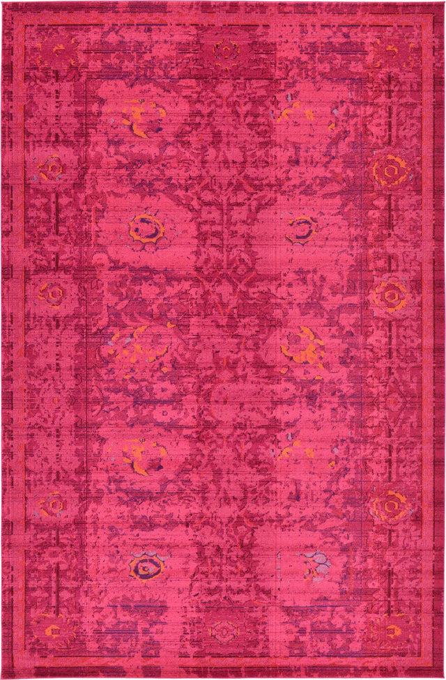 Magenta 10' 6 x 16' 5 Medici Rectangle Area Rug 100% Polypropylene Traditional Vintage Classic Carpet for Home Interior Design Decor for Sale at Rug Engine