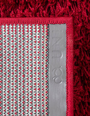 Cherry Red 2' 7 x 10' Solid Shag Runner Area Rug Thick Soft Touch Fluffy & Plush Shaggy Pile