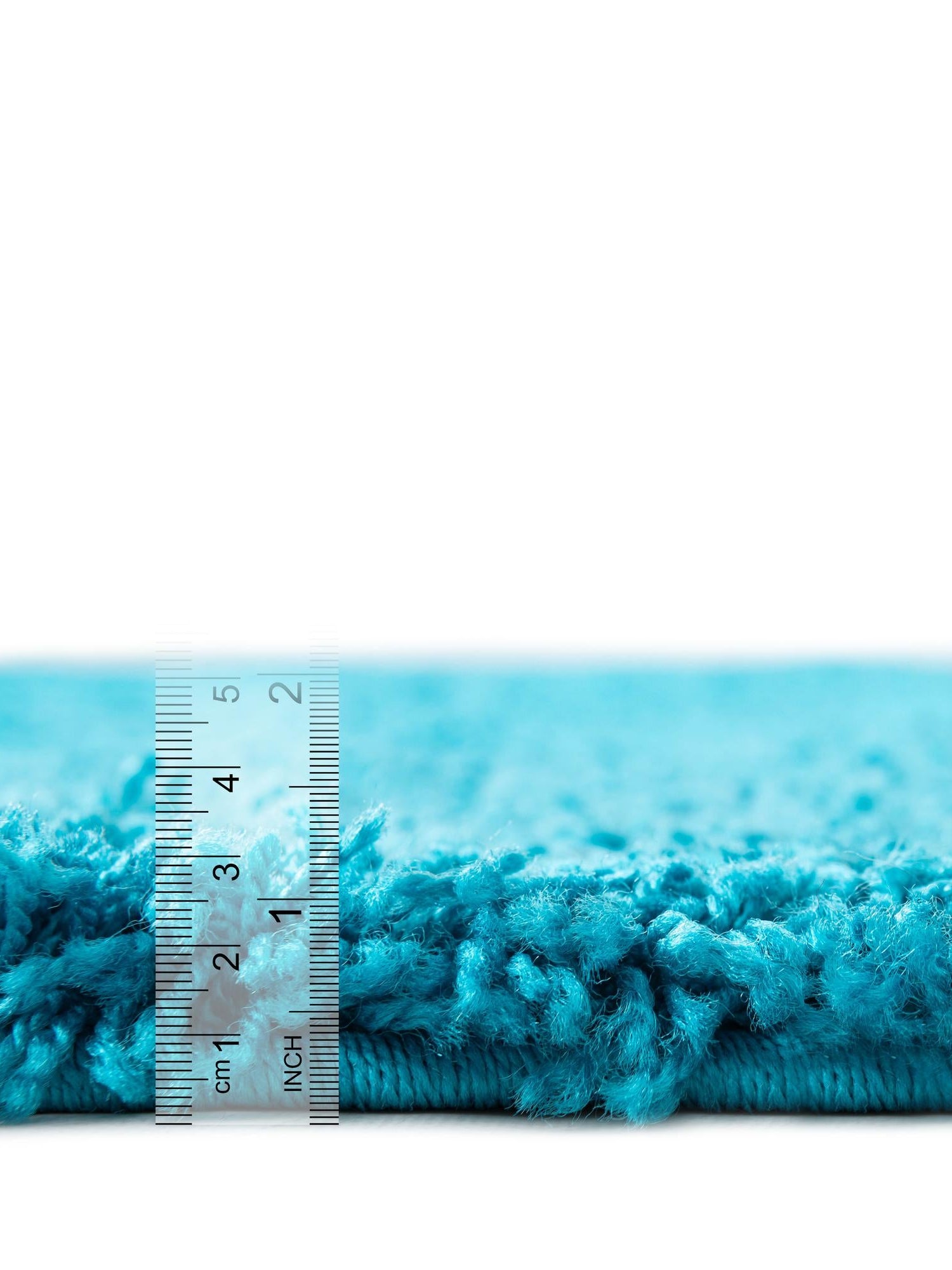 Turquoise 2' 1 x 6' 5 Solid Shag Runner Area Rug Thick Soft Touch Fluffy & Plush Shaggy Pile