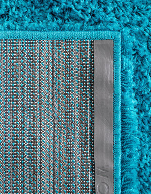 Turquoise 2' 7 x 16' 5 Solid Shag Runner Area Rug Thick Soft Touch Fluffy & Plush Shaggy Pile