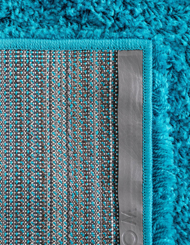 Turquoise 2' 7 x 16' 5 Solid Shag Runner Area Rug Thick Soft Touch Fluffy & Plush Shaggy Pile